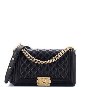 Chanel Boy Flap Bag Quilted Lambskin #242417C41B